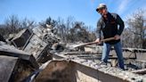 Oklahoma wildfires: Families sifting through ash for keepsakes after homes destroyed