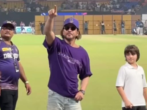 IPL 2024: KKR's co-owner Shah Rukh Khan greets fans in style, performs dance steps in the stadium, watch video