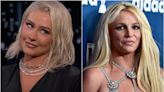 Christina Aguilera sidesteps question about whether she features in Britney Spears memoir