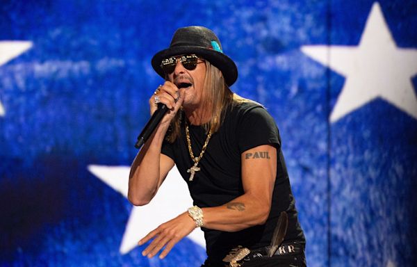 Kid Rock rallies Trump supporters at RNC as rocker leans into politics