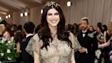 Alexandra Daddario Added Some Edge to Her Ethereal Lace Met Gala Dress with a Snake Headpiece — See the Look!