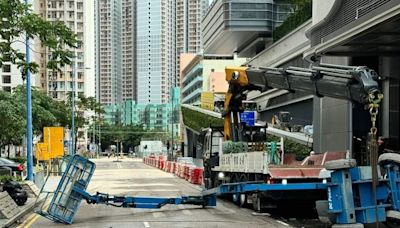 天水圍地盤電纜斷裂 工人遭擊傷送院