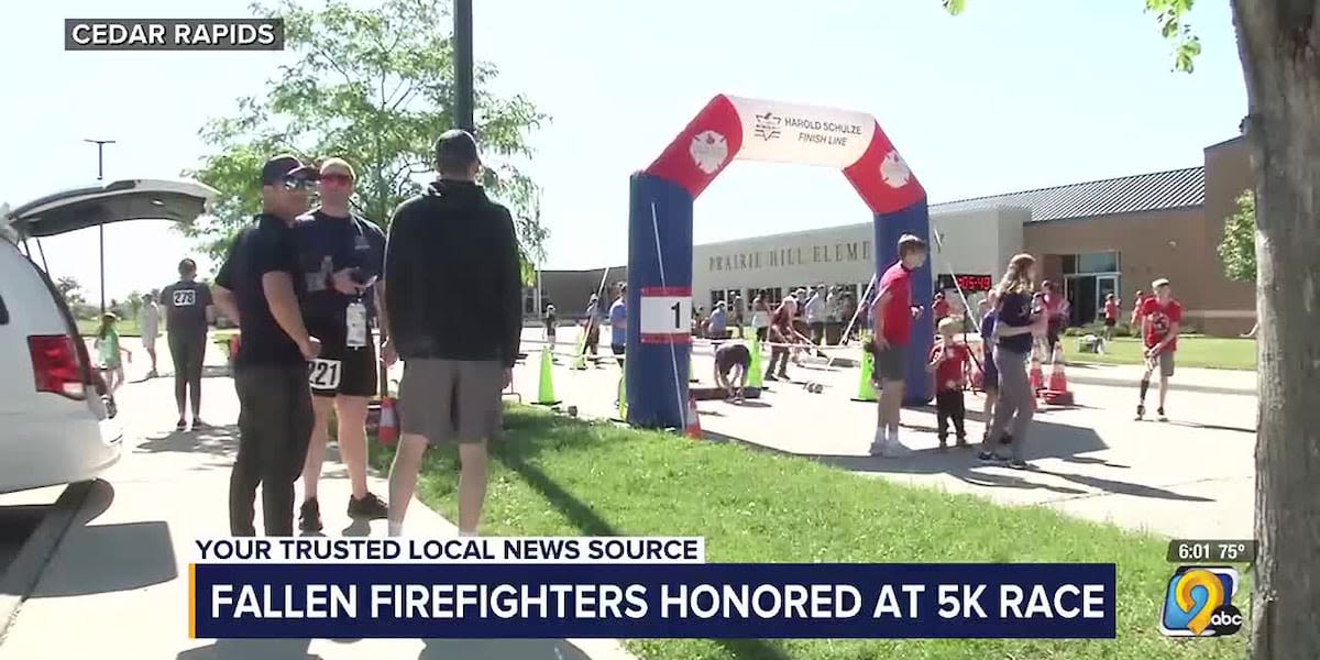 Fallen Iowa firefighters honored during annual 5k run