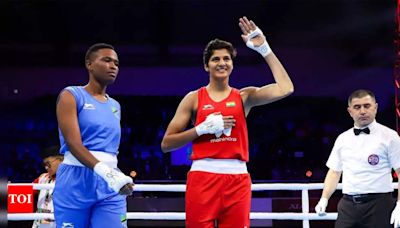 Jaismine Lamboria secures spot in Paris Olympics with impressive quarterfinal victory | Boxing News - Times of India