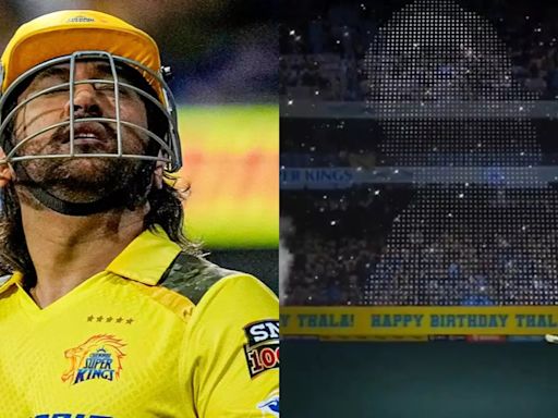 CSK's Special Tribute Video For MS Dhoni On 43rd Birthday Goes Viral - Watch