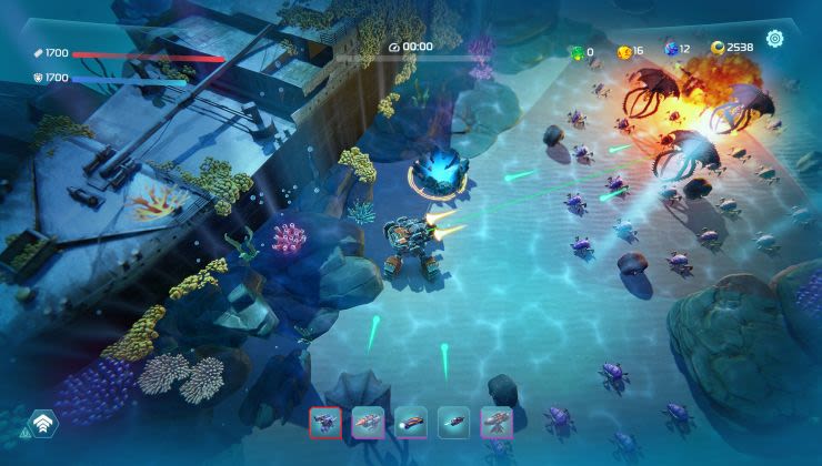 Codename: Ocean Keeper takes Dome Keeper and puts you in an underwater twin-stick mech