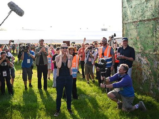 Glastonbury: Gates open to festival - but rain could be on the way