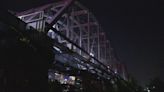 Falling debris closes Purple People Bridge