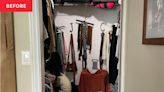 See How I Gave My Cluttered Closet a “Budget Luxe” Makeover