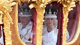 King Charles and Queen Camilla Ride in Historic Coach Back to Buckingham Palace After Coronation