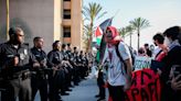 Pomona College graduation is moved — but protesters follow; intense confrontation ensues