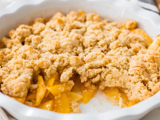 The Absolute Best Way To Prevent Runny Peach Cobbler