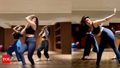 Tamannaah Bhatia sets the dance floor ablaze in a BTS video of 'Stree2' song , 'Aaj Ki Raat' | undefined Movie News - Times of India