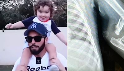 Hijo menor de Poncho de Nigris se fractura brazo en accidente; "fue error mío", dice el famoso