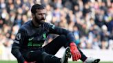 Alisson’s mind and body were still on international duty for City v Liverpool