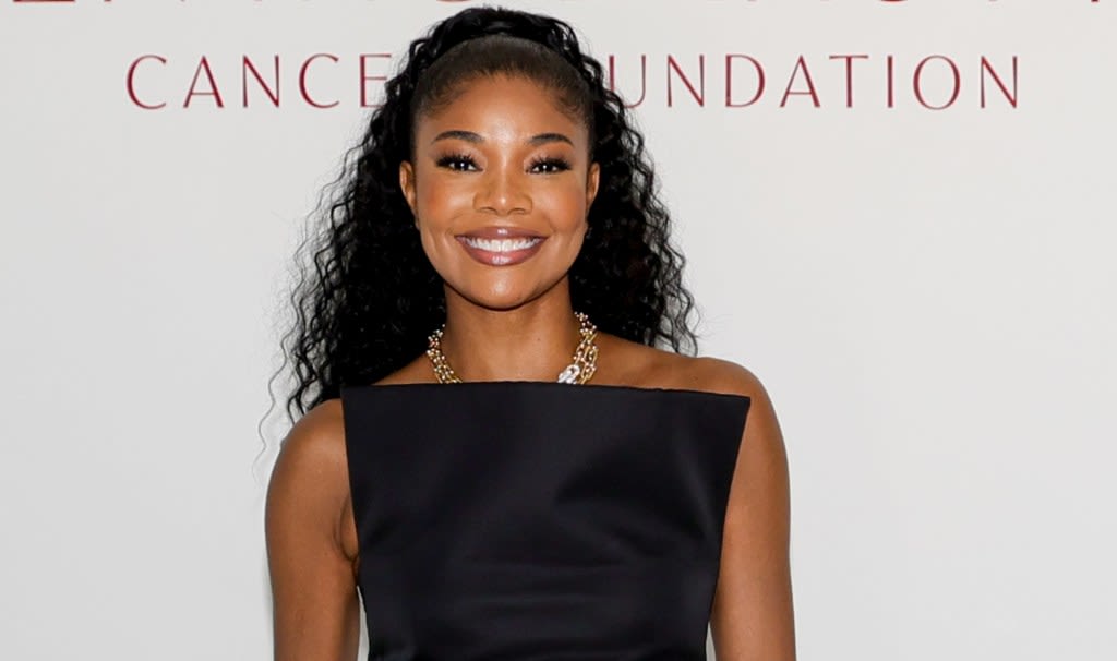 Gabrielle Union Puts Sultry Spin on Classic Little Black Dress for Living Beauty and Valentino Event