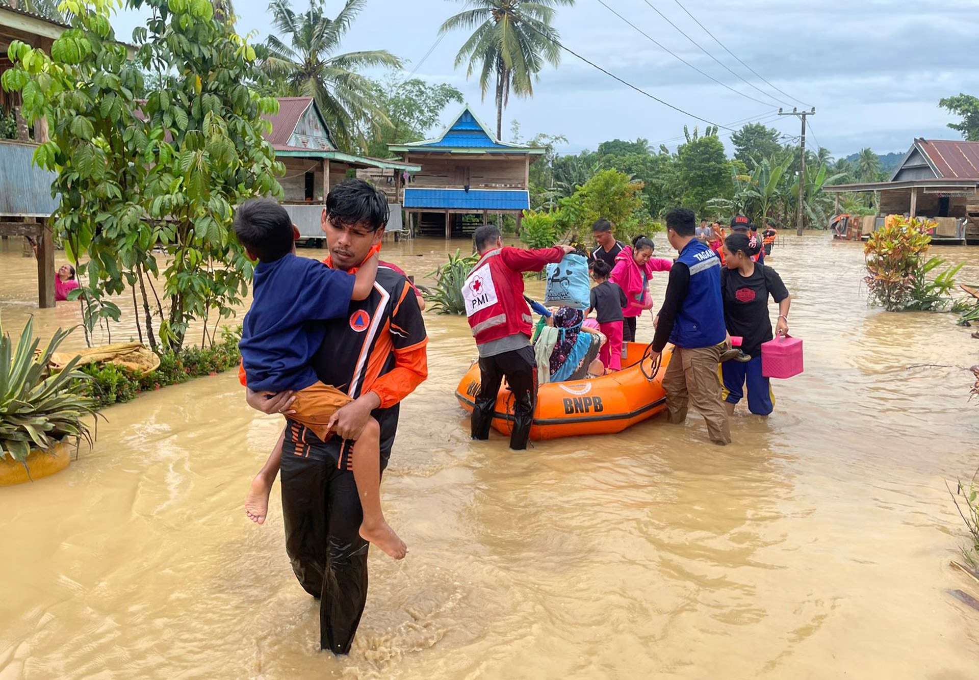 Landslides, floods sweep Indonesia’s South Sulawesi, killing 15 people