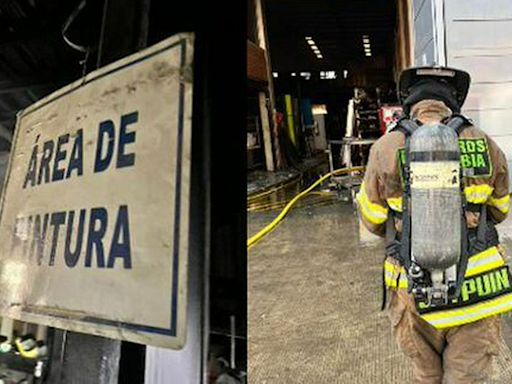 Bodega industrial se prendió en llamas en Cundinamarca y 3 personas quedaron afectadas