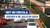 ¿Hay cambios? Hoy No Circula del jueves 4 de julio de 2024 en CDMX y Edomex