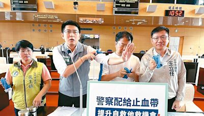 議員籲配止血帶 中市警盼給束帶