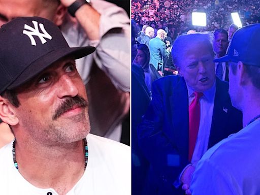 Aaron Rodgers posts photo of himself shaking hands with Trump after mocking on social media