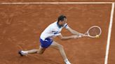 On a wing and a prayer, a pigeon is rescued by a French Open chair umpire during a match