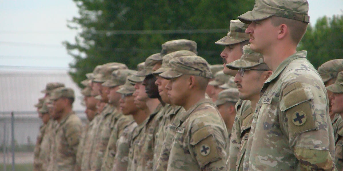 More than 100 local soldiers prepare to deploy overseas