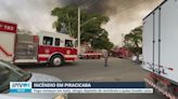 Depósito de reciclagem é atingido por incêndio na região do São Jorge, em Piracicaba