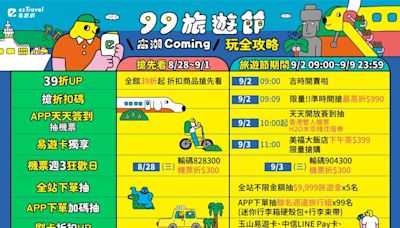 易遊網攜手小高潮色計事務所推出「99旅遊節」 全站激殺39折起 日本票券買一送一