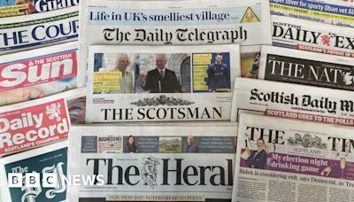 Scotland's papers: Voters head to the polls and Biden considers exit