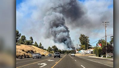 Crews battle fast-growing Boyles Fire threatening homes in Clearlake