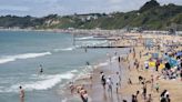 Search under way for man in water at Bournemouth Beach on hottest day of year