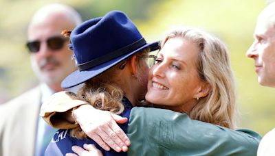 Duchess Sophie Sweetly Hugs Daughter Lady Louise at Royal Windsor Horse Show