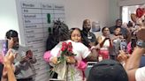 'I got my life back': Breast cancer survivor celebrates end of chemo, surprise proposal
