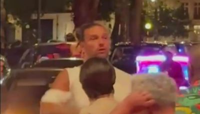TOWIE star ‘not impressed’ after Prem ace husband Andy Carroll filmed in brawl