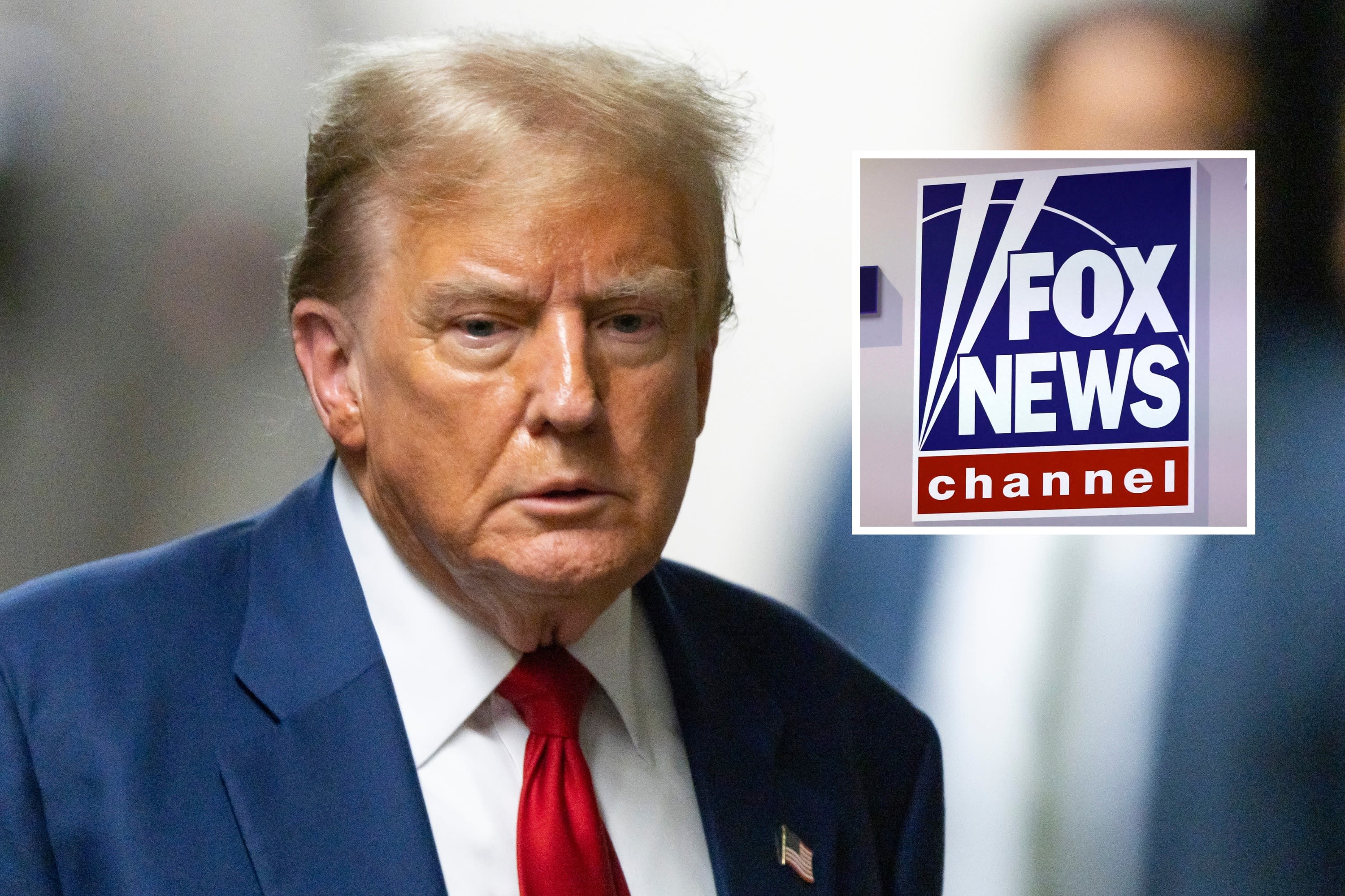 Fox News ratings seesaws during Trump trial