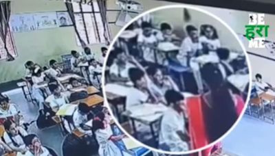Shocking Video: Little Girl Injured as Ceiling Fan Falls on Her During Class in MP School | WATCH - News18