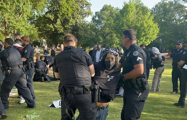 UGA students, staff arrested after set up of encampment on campus