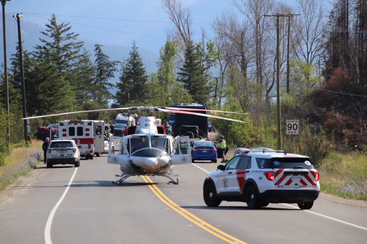 Crash closes Highway 1 near Chase