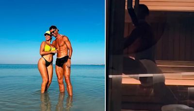 Cristiano Ronaldo mostró cómo es su rutina de elongación junto a Georgina Rodríguez durante sus vacaciones