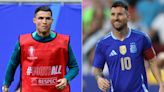 Cristiano Ronaldo e Messi seguem com recordes a quebrar em Eurocopa e Copa América; saiba quais