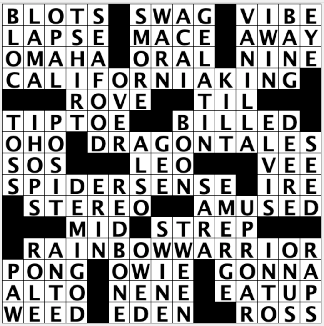 Off the Grid: Sally breaks down USA TODAY's daily crossword puzzle, Let's Roll!