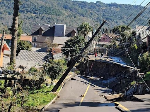 Em Gramado, 31 casas serão demolidas após rua desmoronar durante chuva de maio | Pioneiro