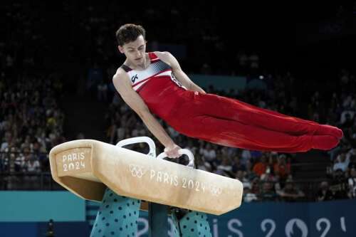 U.S. Olympic pommel horse hero Stephen Nedoroscik takes bronze in the individual event