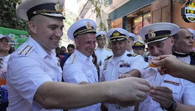 After a stop in Cuba, 2 Russian ships dock in Venezuelan port as part of ‘show the flag’ exercises