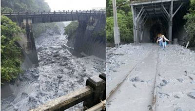 新自強號出軌卡清水隧道內 土石流爆發時日累積雨量僅「2.5毫米」