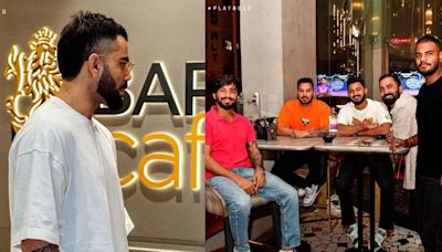 Virat Kohli, Faf Du Plessis and other Royal Challengers Bangalore players enjoy fun time at RCB Bar and Cafe, see pics