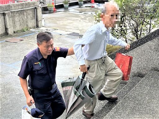 失智翁雨天迷途 新南警關懷真暖心 | 蕃新聞