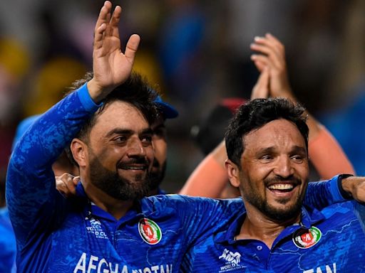 Rashid Khan punished by ICC for breaching code of conduct in Afghanistan's historic win over Bangladesh in T20 World Cup
