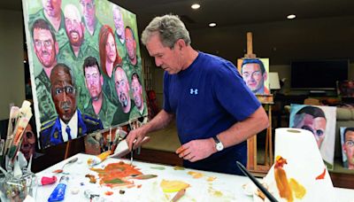 George W. Bush’s Original Paintings Are Making Their Disney Theme Park Debut
